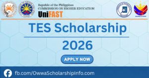 TES Scholarship Philippines – Tertiary Education Subsidy for Filipino college students